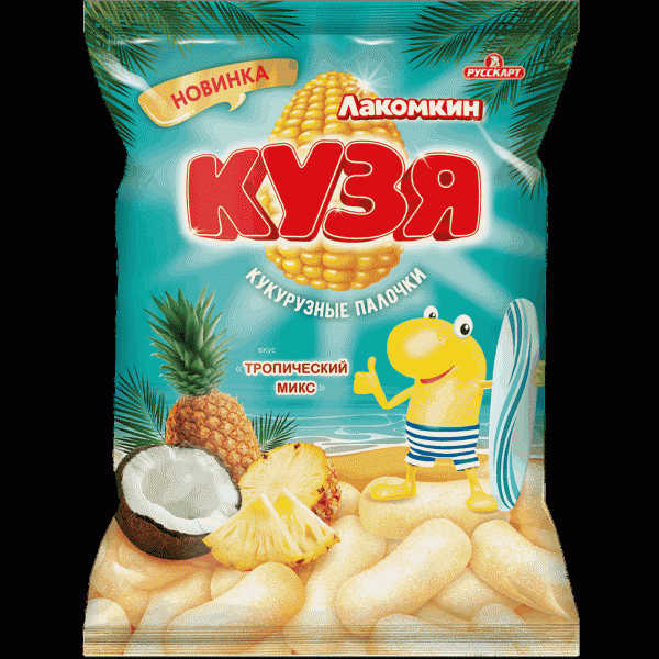 Палочки Кузя Лакомкин Тропический микс 100г - в магазине «Чижик»