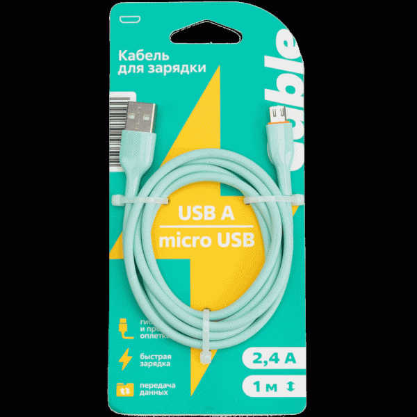 Кабель для зарядки USB A и Micro USB - в магазине «Чижик»