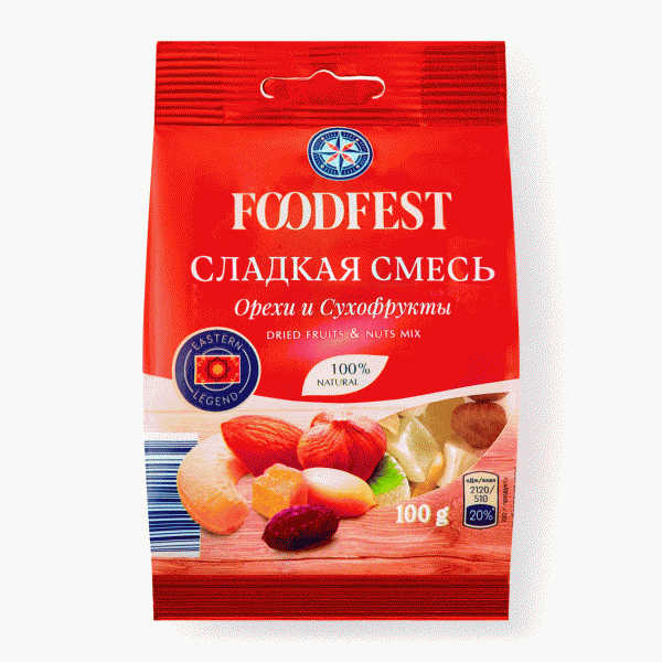 Смесь FOODFEST сладкая 100г - в магазине «Чижик»