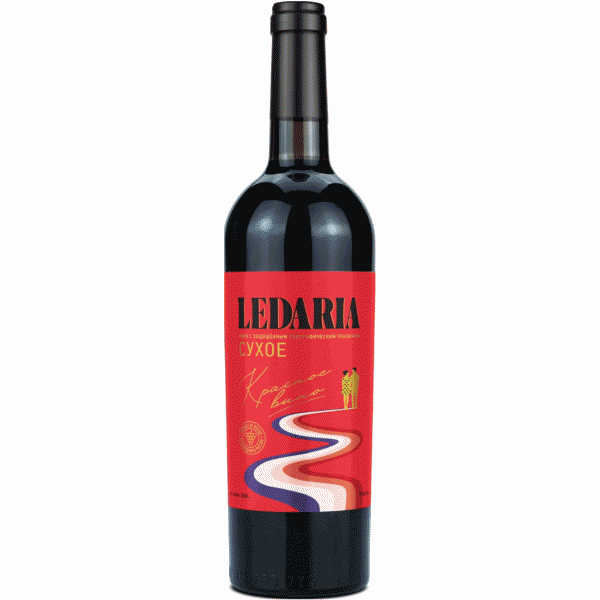 Вино Ledaria сухое красное 0,75л - в магазине «Чижик»