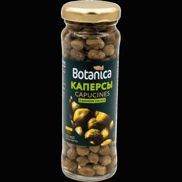 Каперсы Botanica Capucines в винном уксусе 100мл - в магазине «Чижик»