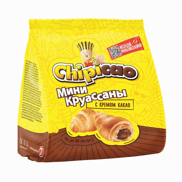 Мини-круассаны Chipicao с кремом какао 50г - в магазине «Чижик»