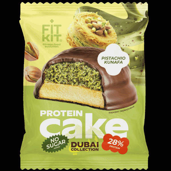 Десерт Fit Kit Кейк Фисташковая кунафа 50г - в магазине «Чижик»