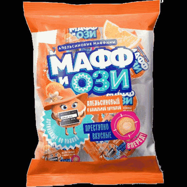 Маффины МаффиОзи апельсиновые с ванил. нач. 315г - в магазине «Чижик»