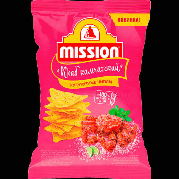 Чипсы Mission кукурузные со вкусом камчатского краба 90г - в магазине «Чижик»