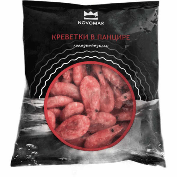 Креветки Novomar северные неразд. 120/150 вар.-мор. 500г - в магазине «Чижик»