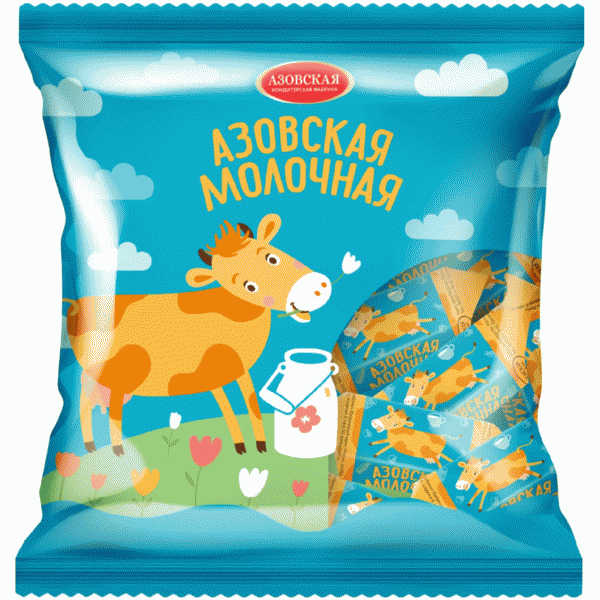 Конфеты Азовская КФ с молочным корпусом 250г - в магазине «Чижик»