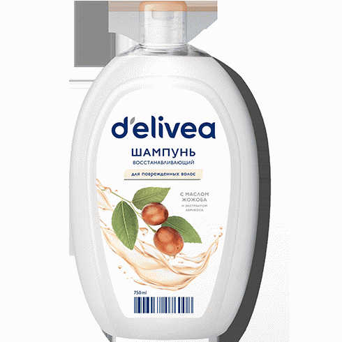 Шампунь DELIVEA восстанавливающий д/ повреж. волос 750мл - в магазине «Чижик»