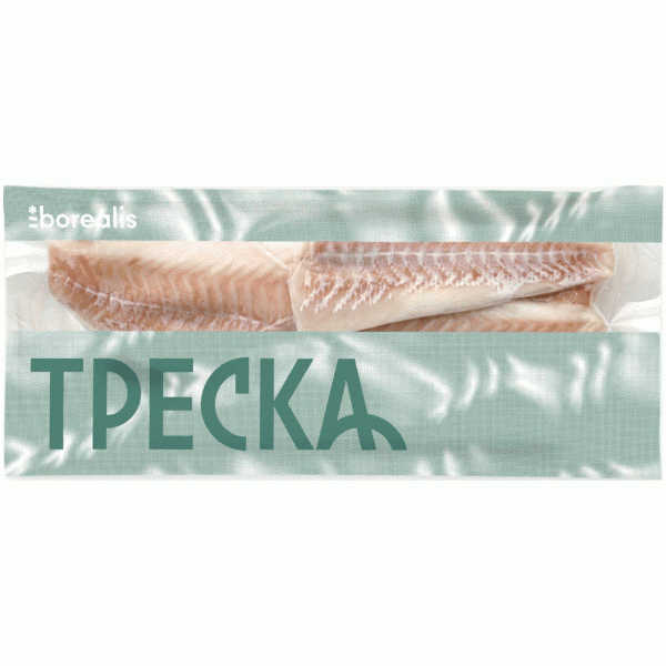 Треска Borealis атлантическая филе порционное 500г - в магазине «Чижик»