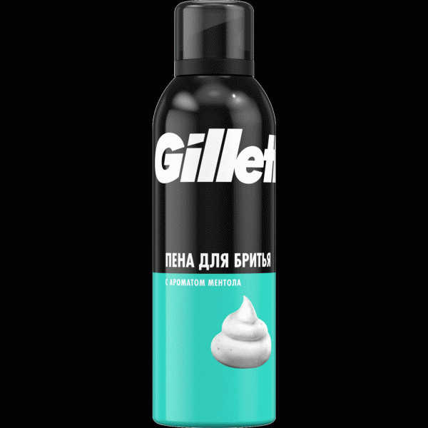 Пена Gillette для бритья с ароматом ментола 200мл - в магазине «Чижик»