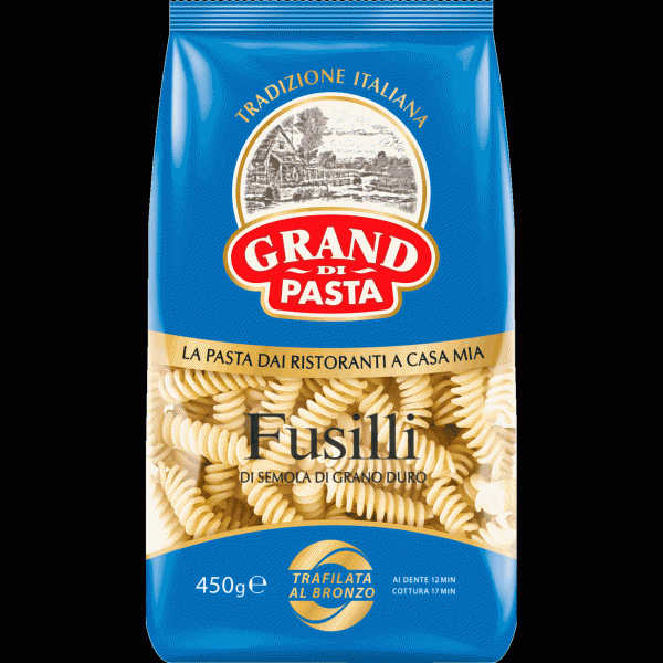 Макароны Grand Di Pasta Fusilli 450г - в магазине «Чижик»