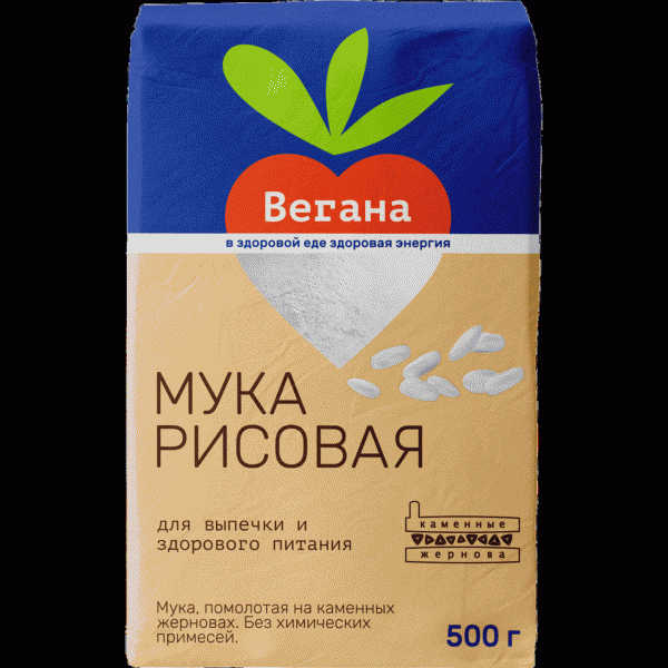 Мука Вегана рисовая 500г - в магазине «Чижик»