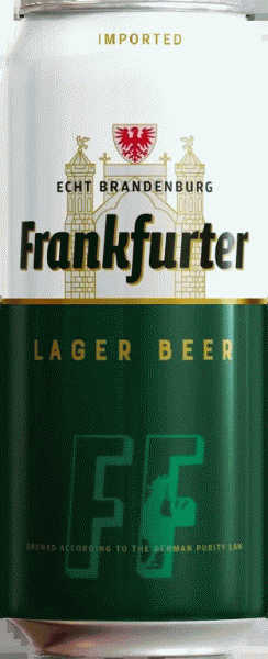 Пиво Frankfurter Pilsener светлое фильтрованное 4.9% 0.5л - в магазине «Чижик»