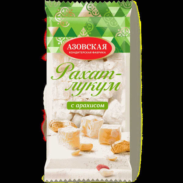 Рахат-лукум Азовская КФ с арахисом 300г - в магазине «Чижик»