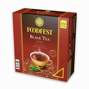 Чай FOODFEST Black Tea черный байховый 100x2г - в магазине «Чижик»