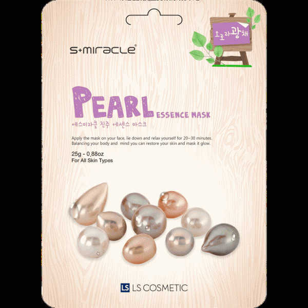 Маска S+Miracle Pearl Essence Mask тканевая для лица 25г - в магазине «Чижик»