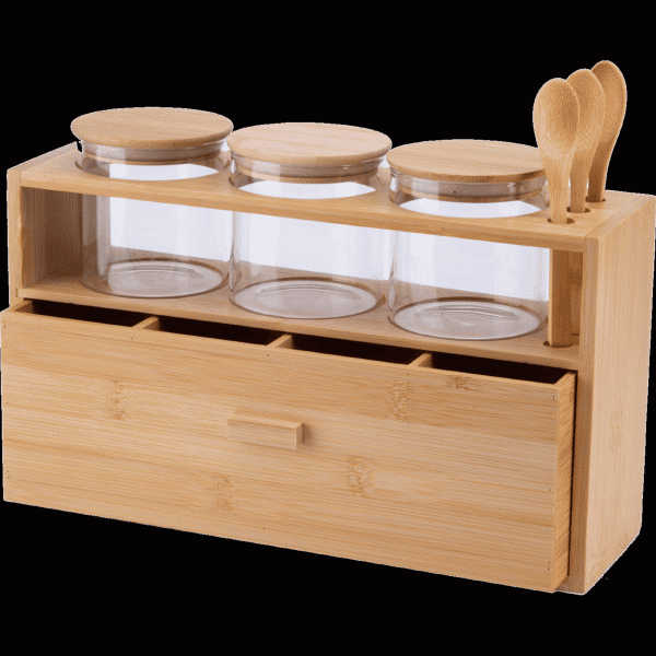Набор банок Kitchen Collection на подставке - в магазине «Чижик»