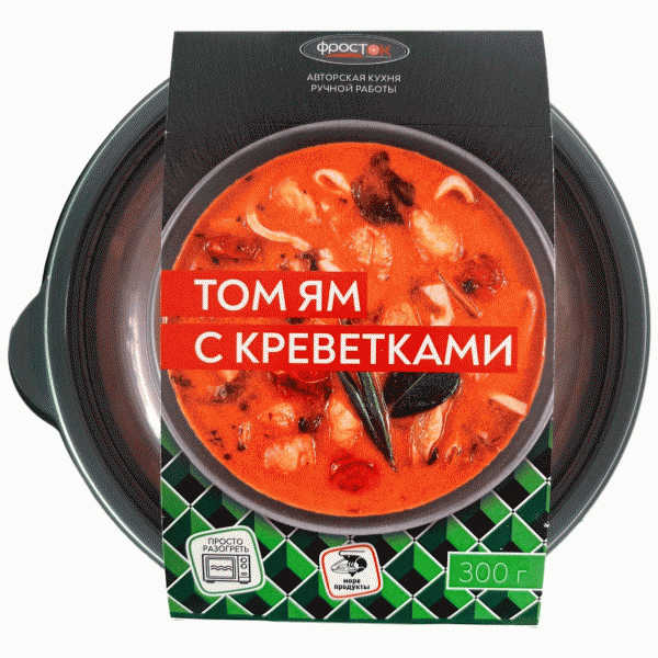Том ям Фросток с креветками замороженный 300г - в магазине «Чижик»