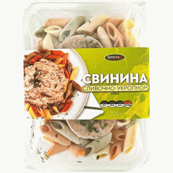 Свинина Фросток в сливочно-укропном соусе зам. 300г - в магазине «Чижик»