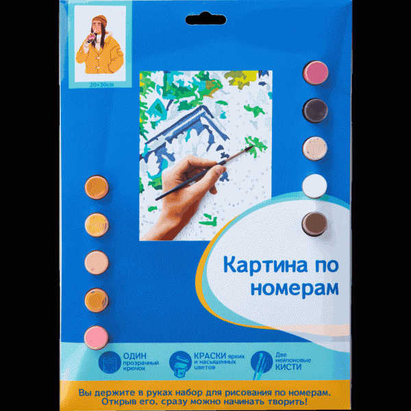 Картина по номерам 20х30см - в магазине «Чижик»