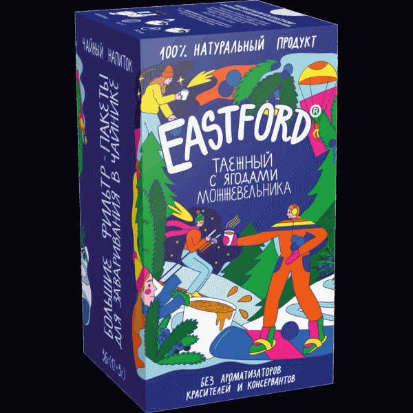 Напиток чайный Eastford Таежный 12х3г - в магазине «Чижик»