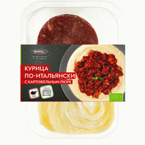 Курица Фросток по-итальянски с картоф. пюре зам. 300г - в магазине «Чижик»