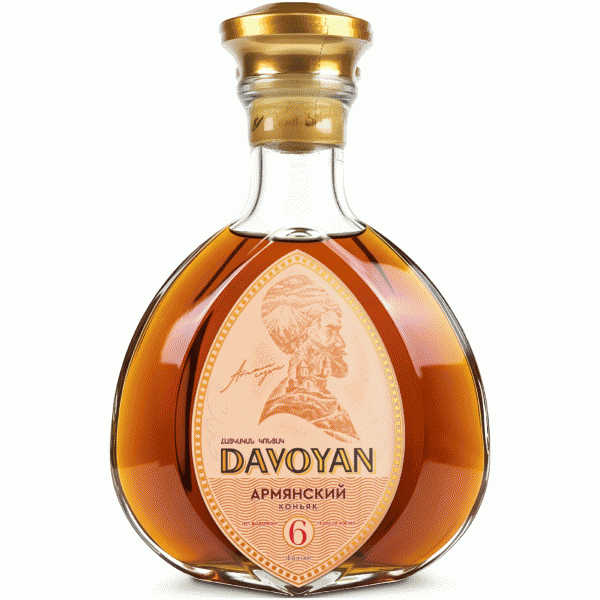 Коньяк DAVOYAN выдержанный 6 лет 40% 0,25л - в магазине «Чижик»
