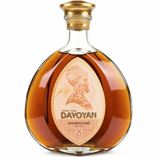 Коньяк DAVOYAN выдержанный 8 лет 40% 0,5л - в магазине «Чижик»