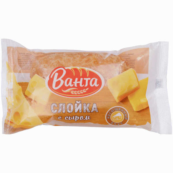 Слойка Ванта Аппетитная с сырной начинкой 70г - в магазине «Чижик»