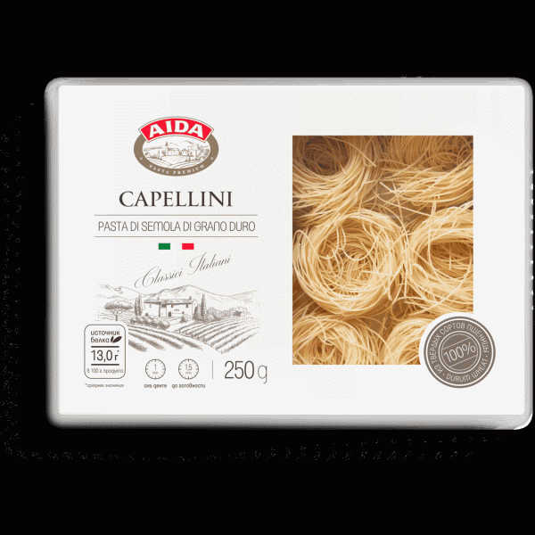 Макароны Aida Capellini 250г - в магазине «Чижик»