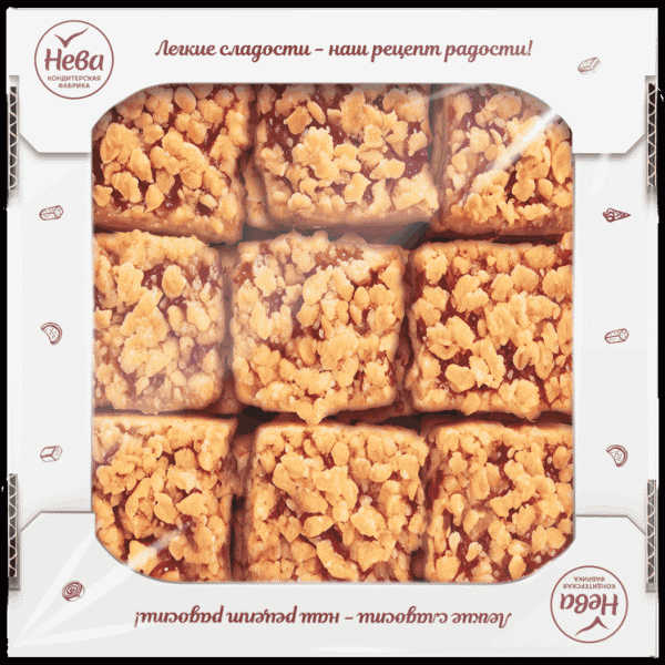 Печенье Нева сдобное с нач. со вк. малины 710г - в магазине «Чижик»