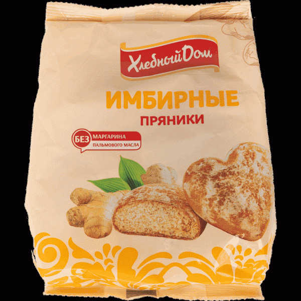 Пряники Хлебный Дом Имбирные 300г - в магазине «Чижик»