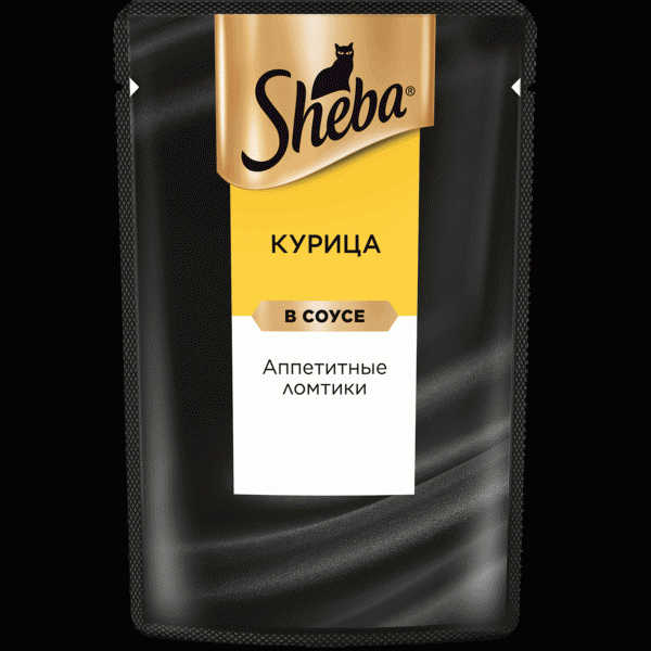 Корм Sheba с курицей для взрослых кошек 75г - в магазине «Чижик»