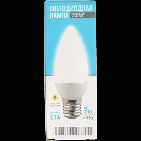 Лампа светодиодная E14 7Вт - в магазине «Чижик»