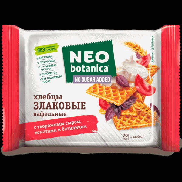 Хлебцы Neo-Botanica с творож. сыром 75г - в магазине «Чижик»