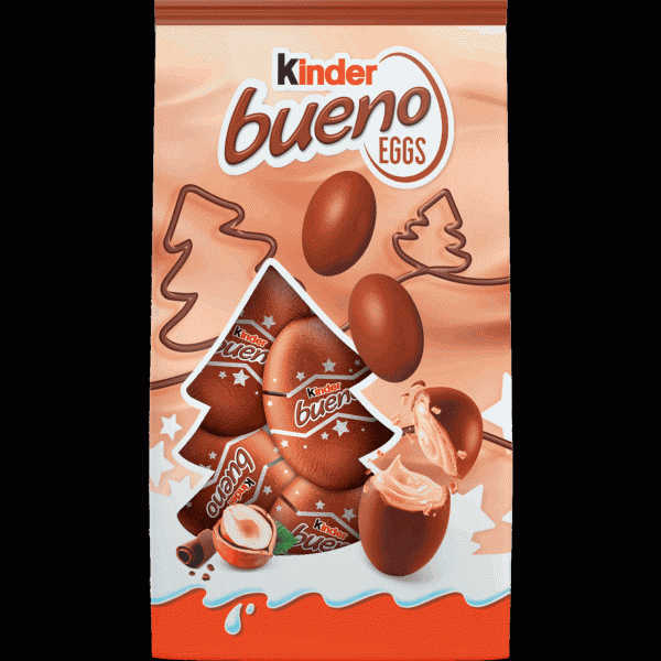 Конфеты Kinder Bueno Eggs с молоч.-орех. нач. 80г - в магазине «Чижик»