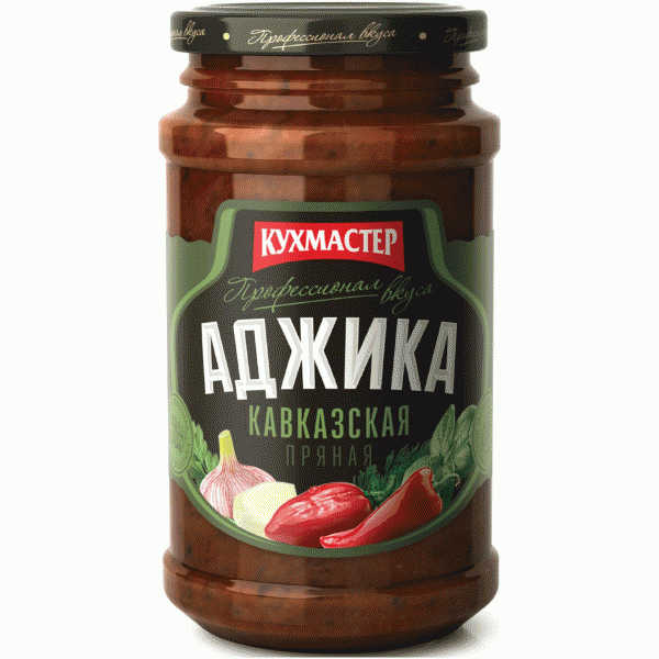 Аджика Кухмастер Кавказская 190г - в магазине «Чижик»
