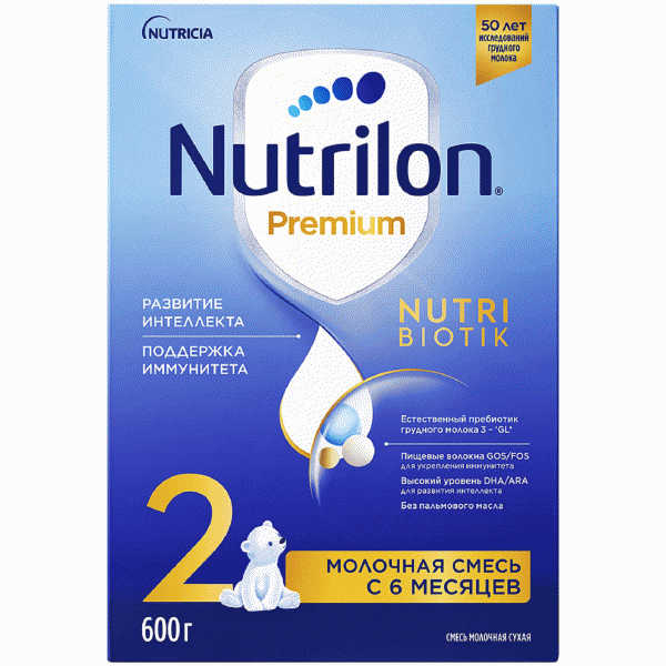 Смесь Nutrilon 2 Premium молочная с 6 мес. 600г - в магазине «Чижик»