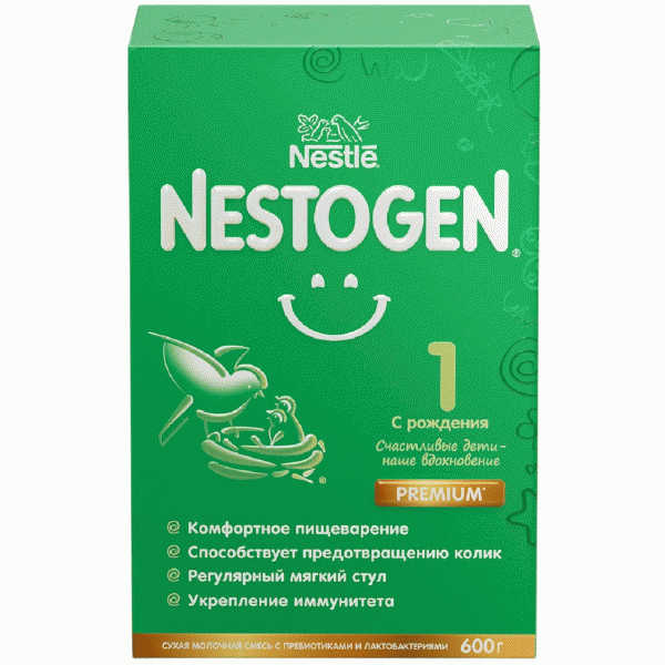 Смесь Nestogen 1 с рождения 600г - в магазине «Чижик»