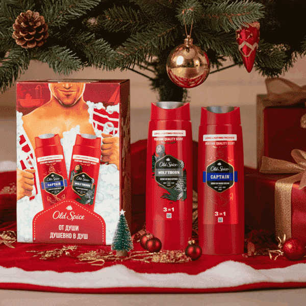 Набор Old Spice Гель Wolfthorn 250мл и Captain 250мл - в магазине «Чижик»