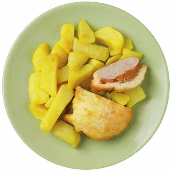 Мясо по-французски Пятёрочка Кафе с картофелем 250г - в магазине «Чижик»
