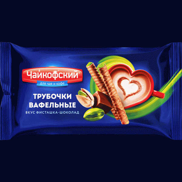 Трубочки Чайкофский Фисташка-шоколад 600г - в магазине «Чижик»