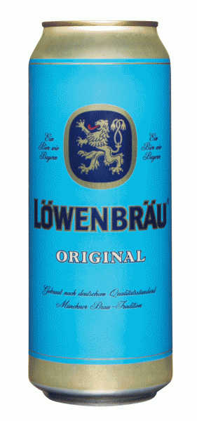 Пиво Löwenbräu Оригинальное светлое 5.4% 450мл - в магазине «Чижик»