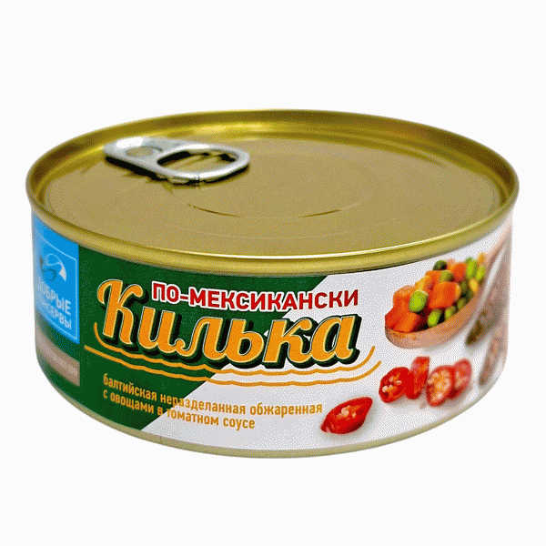 Килька Добрые Консервы по-мексикански балтийская в том. соусе 240г - в магазине «Чижик»