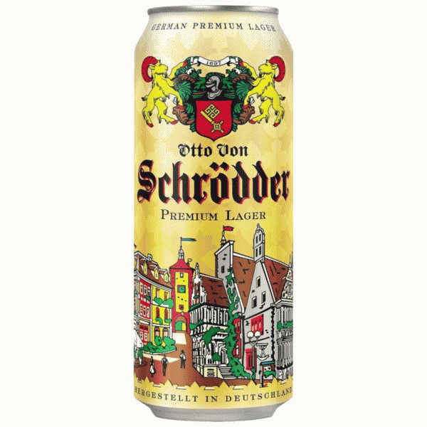 Пиво Otto von Schrodder Premium Lager светлое фильтров. 4,9% 0,5л - в магазине «Чижик»