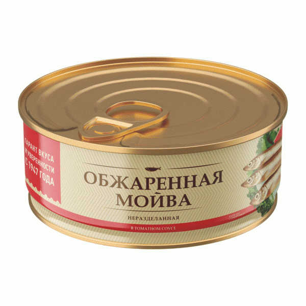 Мойва За Родину обжаренная в томатном соусе 240г - в магазине «Чижик»
