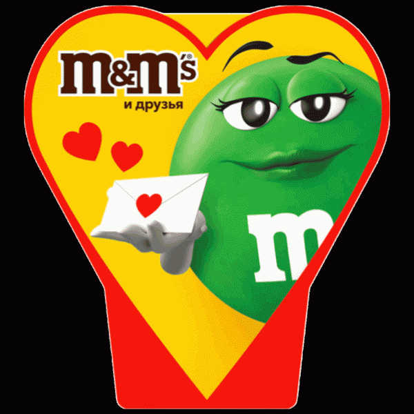 Набор конфет M&Ms and Friends Сердце 127г - в магазине «Чижик»