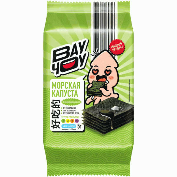 Капуста морская ВАУ-ЧОУ в оливковом масле 5г - в магазине «Чижик»