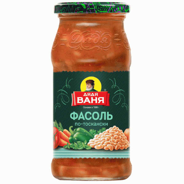 Фасоль Дядя Ваня по-тоскански 460г - в магазине «Чижик»