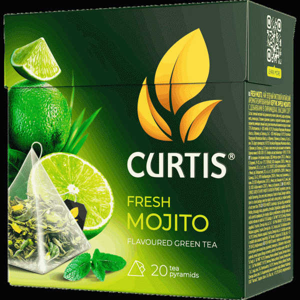 Чай Curtis Fresh Mojito зеленый 20х1.7г - в магазине «Чижик»